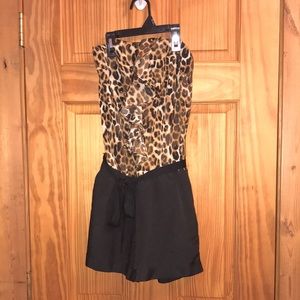 Express Leopard Romper